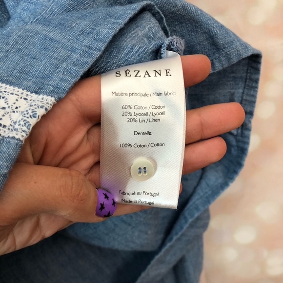 🦄SOLD🦄 NWOT Sezane | Laure Shirt - Picture 14 of 16
